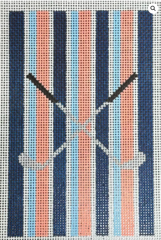YDG10 Golf Clubs on Navy, Carolina, and Coral Stripes