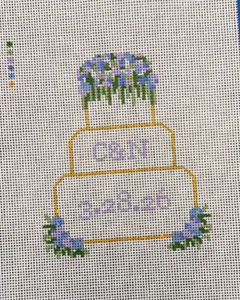 Wedding Cake- Blue