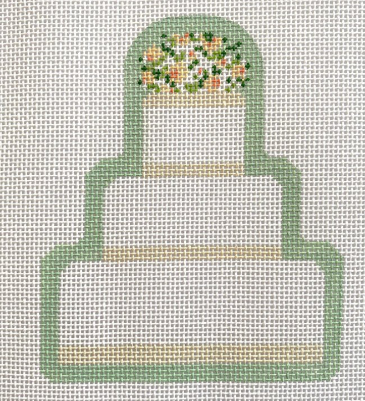 Wedding Cake JCB-05 Green Border