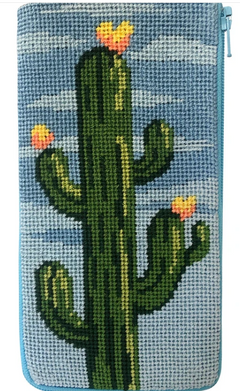 SZ3011 Flower Cacti Zip Eyeglass Case