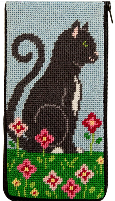 SZ495 Purrfect Cat Zip Eyeglass Case