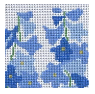 59C Jean Smith Delphinium Coaster