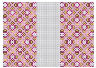 G-150 BLUE GEOMETRIC DESIGN