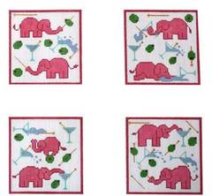 CO-36 One Too Many Martinis Coasters Set