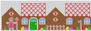 XO-250G- Gingerbread House 3D House