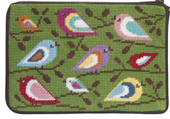 SZ598 birds of color Cosmetic Purse
