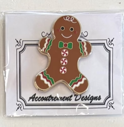 Gingerbread Man needle minder by Accoutrement Designs-Green