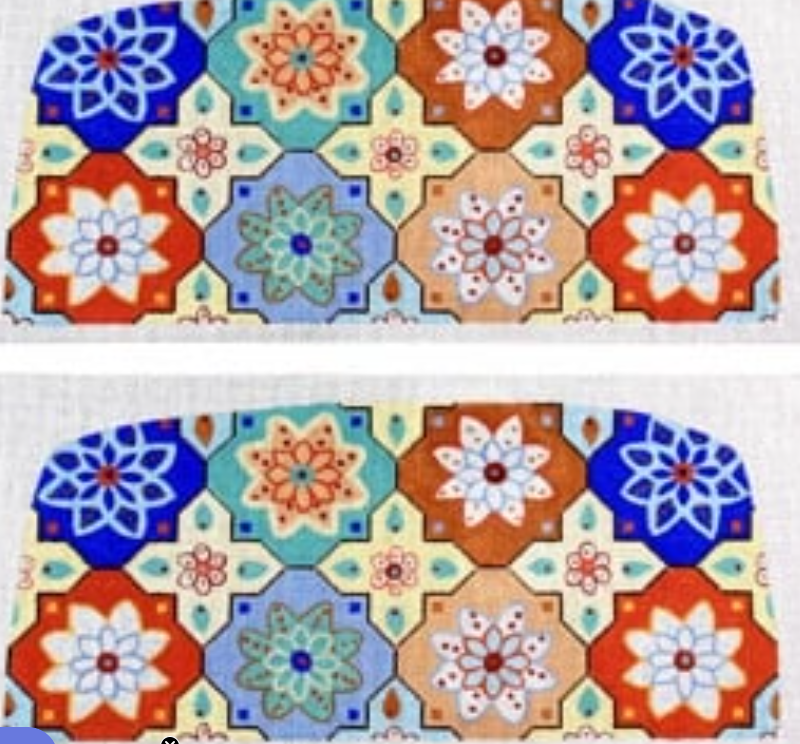 PB-314 Flower Mosaic Adelaide Bag