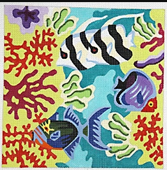 C-404B Underwater Tropical Fish Black and White Fish