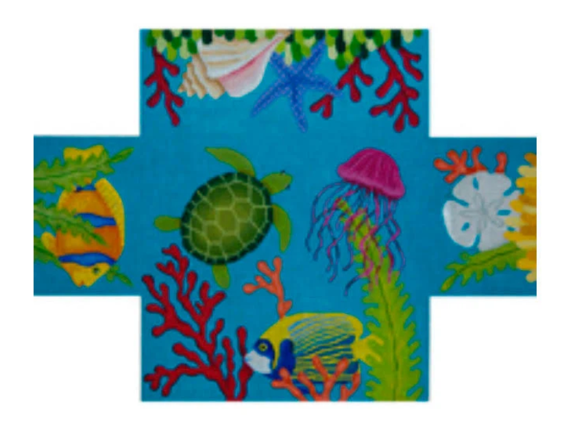 JP-BC102 Swimming with Fish Brick