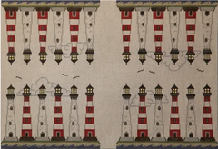 TTAG120-13 Lighthouse Backgammon Board