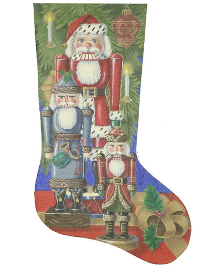 TTAXS244 Santa Nutcrackers Stocking