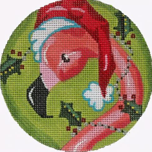 PLD-KL-187 Flamingo in Santa Hat