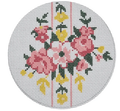 Pink Bouquet Ticking