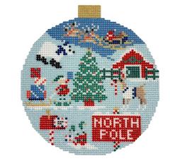 KB 1702 North Pole Ornament