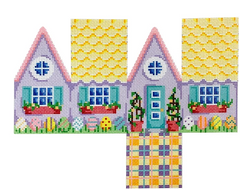 NTG TS384 Yellow Scallop Roof Easter Cottage
