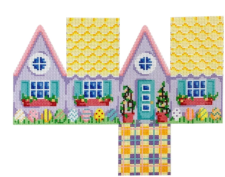 NTG TS384 Yellow Scallop Roof Easter Cottage