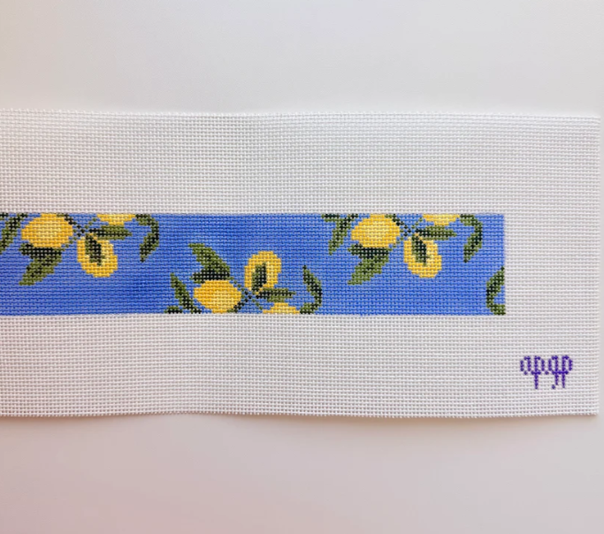 APBS05 Lemons on Blue Bag Strap/Belt