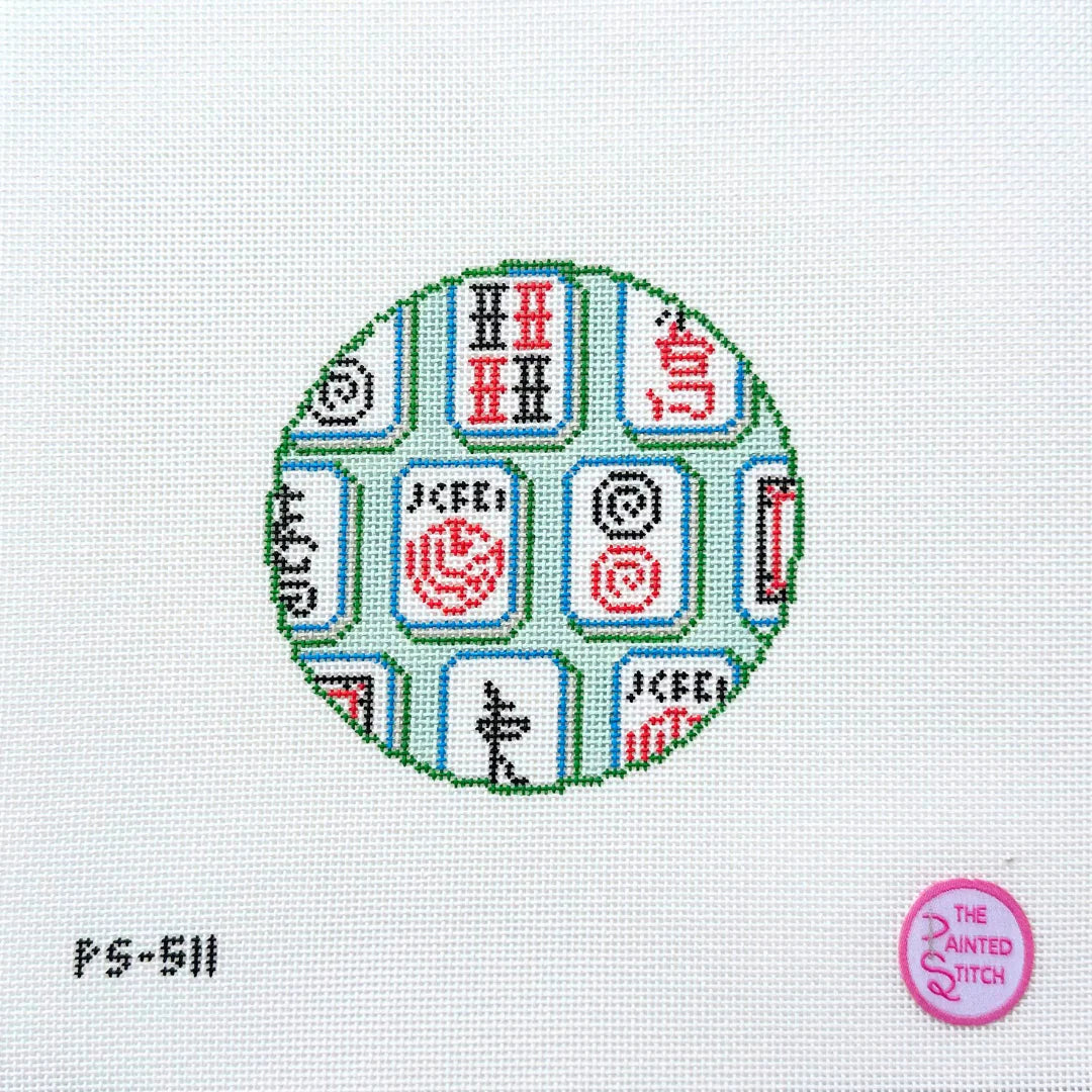 TPS-PS-511 Mahjong Tiles Round: Jewel