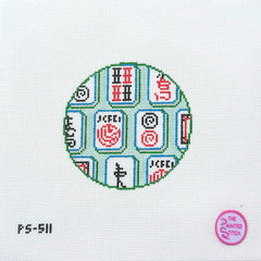 TPS-PS-511 Mahjong Tiles Round: Jewel