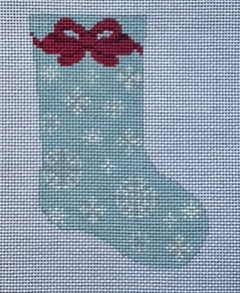 TSS-166 Blue Snowy Stocking