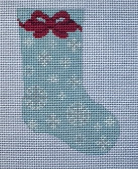 TSS-166 Blue Snowy Stocking