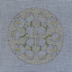 TSS-169 White Flowers Coaster