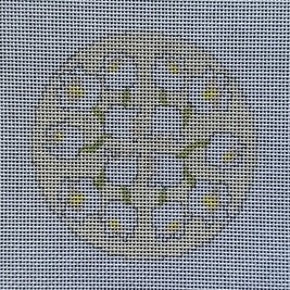 TSS-169 White Flowers Coaster