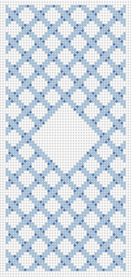 TSS-119 Woven Trellis Glasses Case