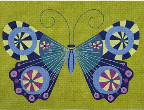 ZE868 Teal and Midnight Butterfly