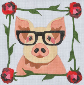 ZIA101 Pig with Glasses