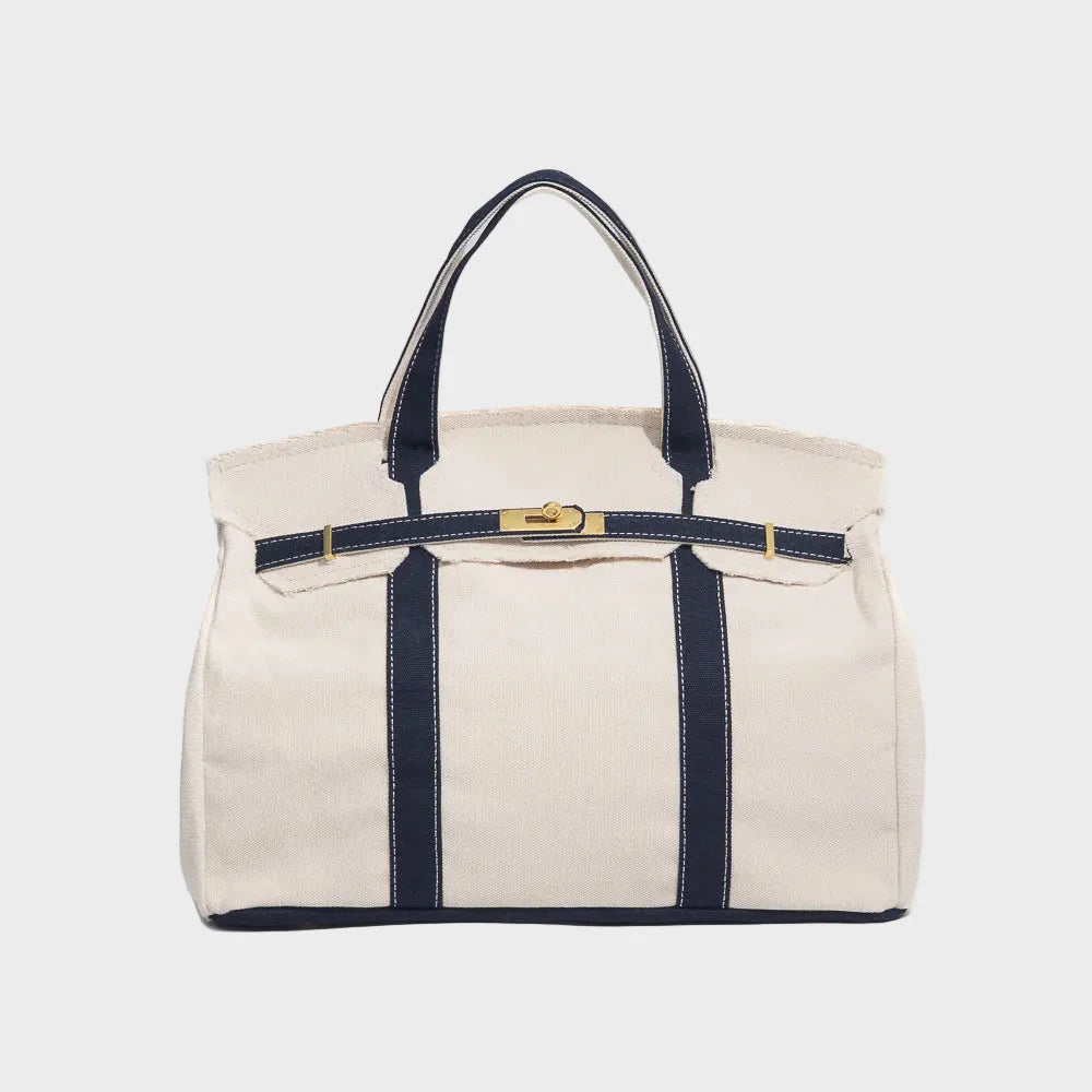 Canvas Boatkin Bag - Blue Strap
