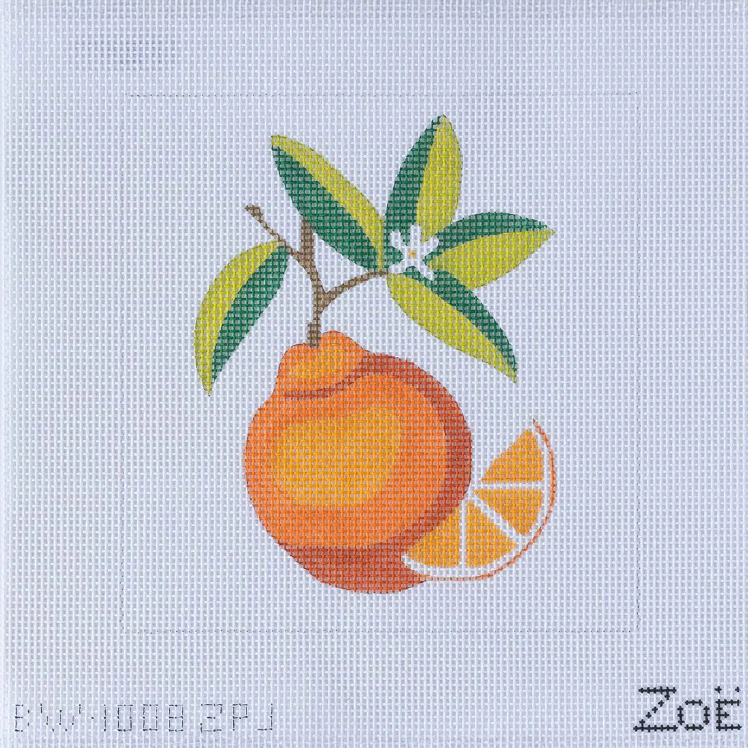 Carrie Out Needlepoint Kits - An Orange