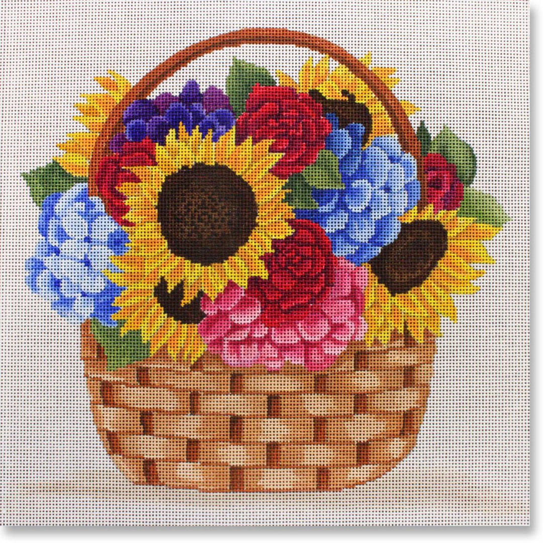 SA-PL40 Basket of Flowers