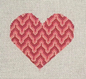 TM-32 Bargello Heart - Pink