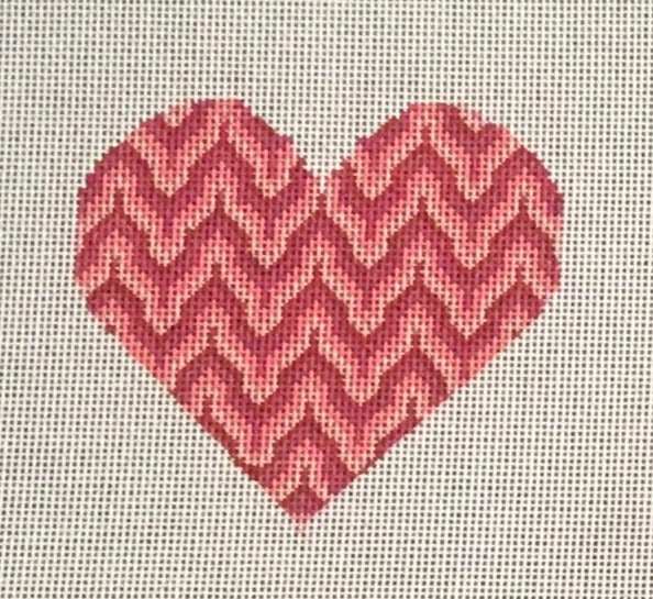 TM-32 Bargello Heart - Pink