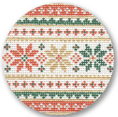 DK-EX25 Red, Gold, and Green Poinsettias
