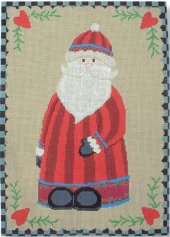 ESG-PL02 Santa with Heart Border