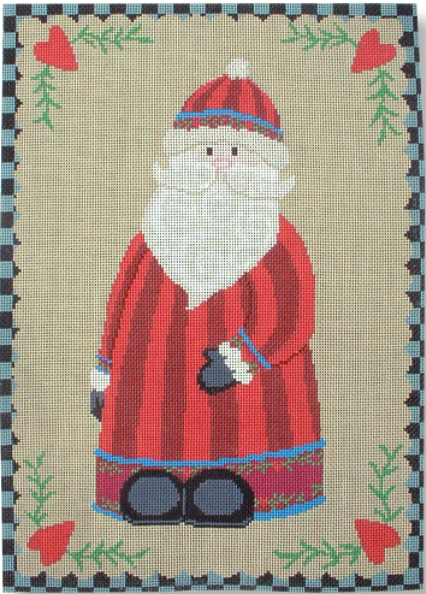 ESG-PL02 Santa with Heart Border
