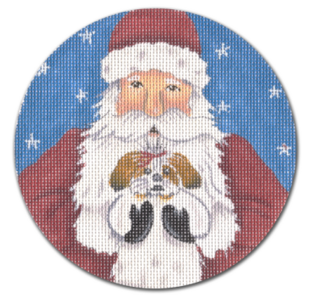 GD-XO01 Santa Holding Dog