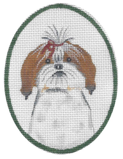 GD-XO15 Shihtzu with Red Bow