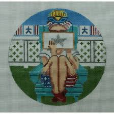 GE-GS211 4th of July Stitching Girl