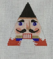 KCD1115 Nutcracker Face Tree Ornament
