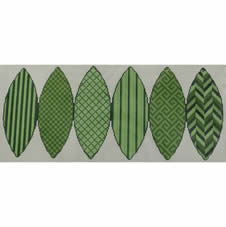 KKPK605-13 8.25 in pumpkin greens 8.25 x 19.5