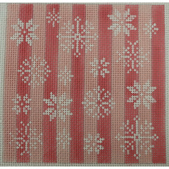 KKSS48 snowflakes on pink tone on tone 18m 4" square