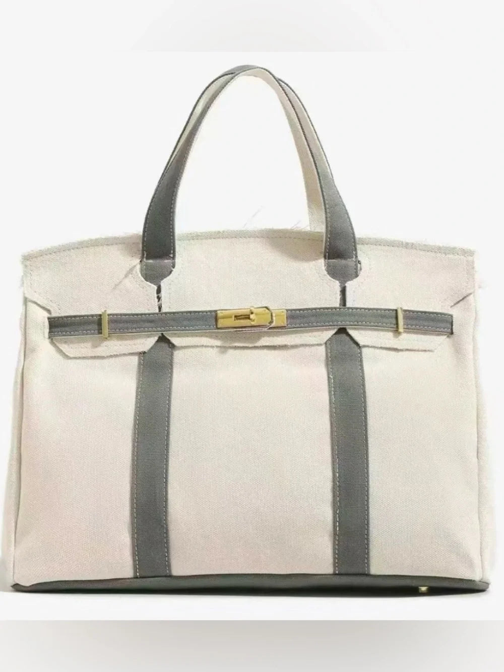 Canvas Boatkin Bag - Grey Strap
