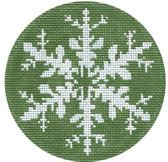 LM-XO47 Green Snowflake Round