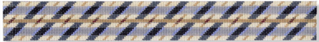 MBM-BL48 Diagonal Stripes Belt