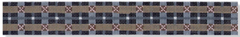 MBM-BL49 Beige and Blue Geometric Belt