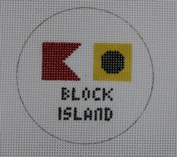 KKNTO26 Block Island Ornament 3" Round